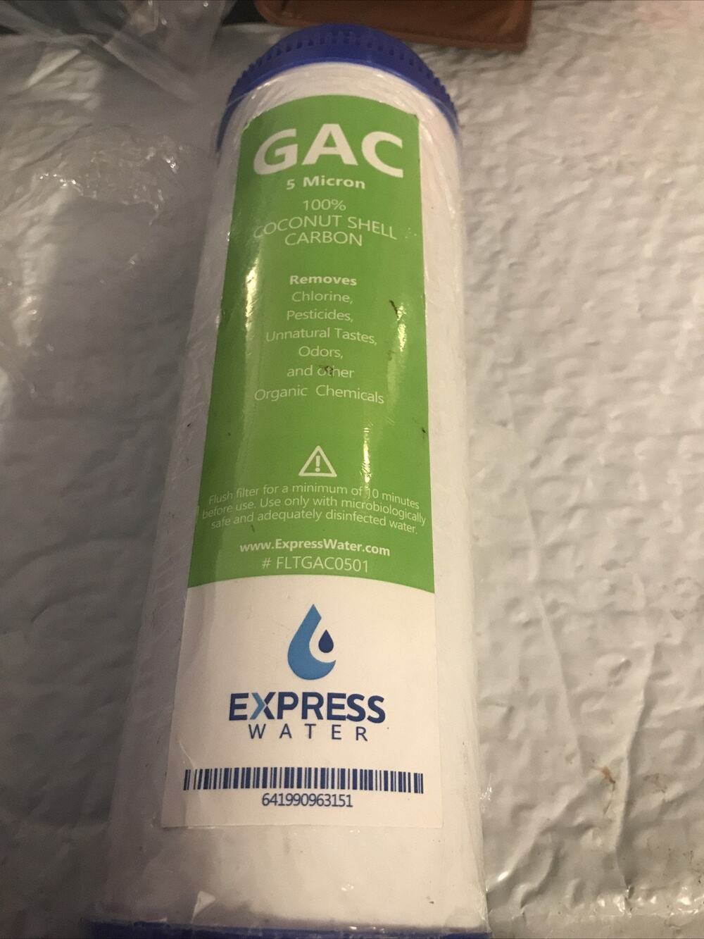 Granular Activated Carbon Water Filter Replacement – 10 inch – 5 Micron GAC